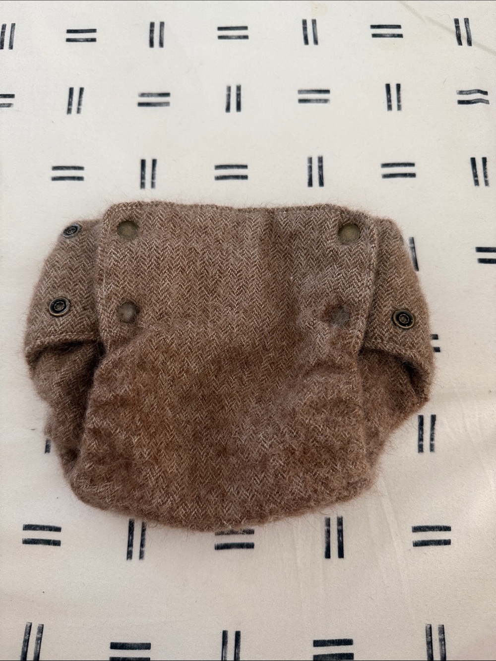 Luna Paca Diaper cover Plastic Free~100% Alpaca Wool size small/medium